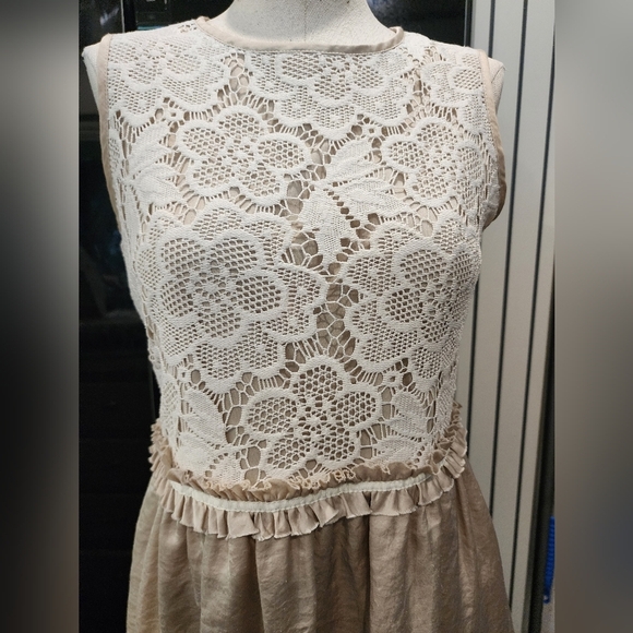 The Limited Cream Sleeveless Midi Sundress - Picture 3 of 9